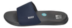 REEF - REDUZIERT - Slipper ONE SLIDE - navy white