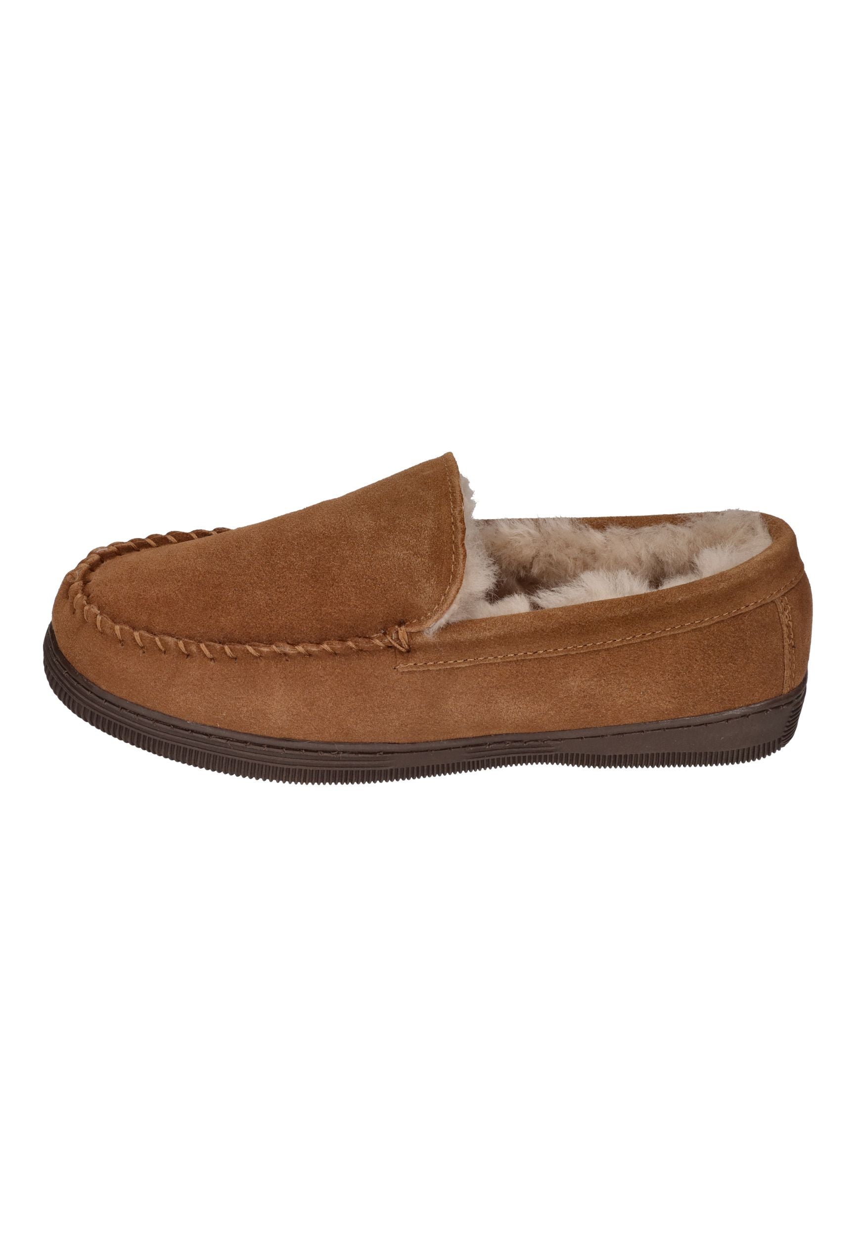 ROHDE Herren Lammfell Hausschuhe - TESERO 7160 cuoio
