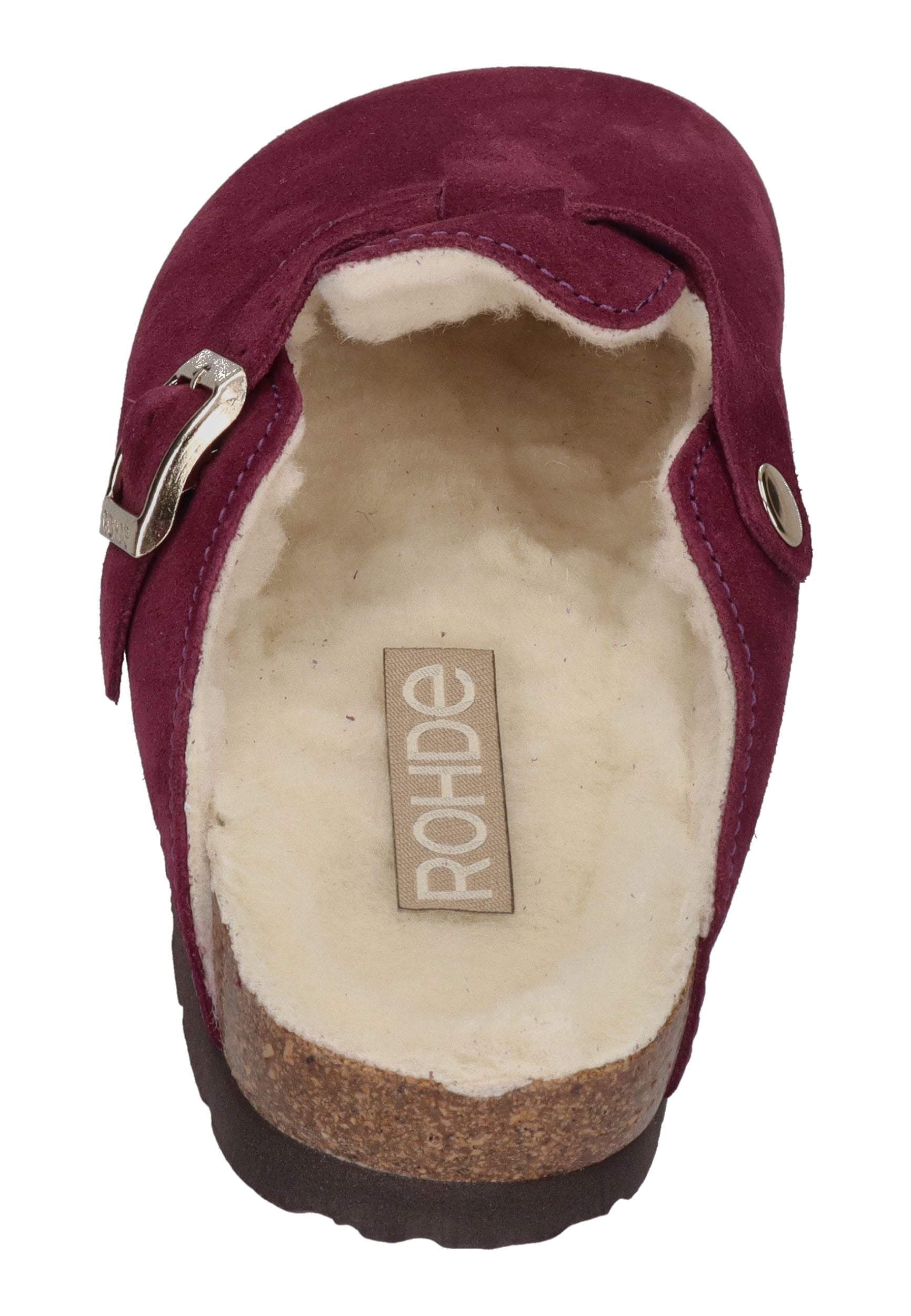 ROHDE Damen Clogs - Hausschuhe ALBA 6069-58 aubergine