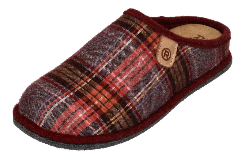 ROHDE Damen Hausschuhe - LUCCA-D 6821-48 Weinrot