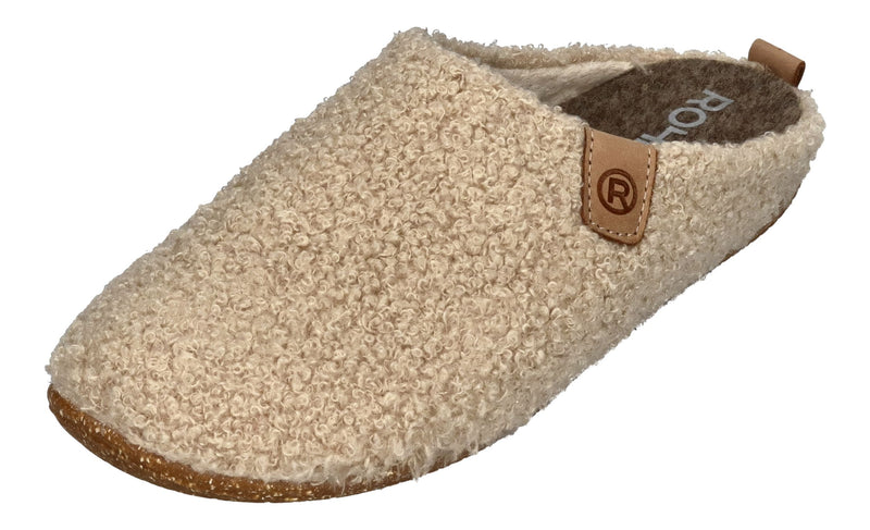 ROHDE Damen Hausschuhe - TIVOLI-D 6870-14 Plüsch natur