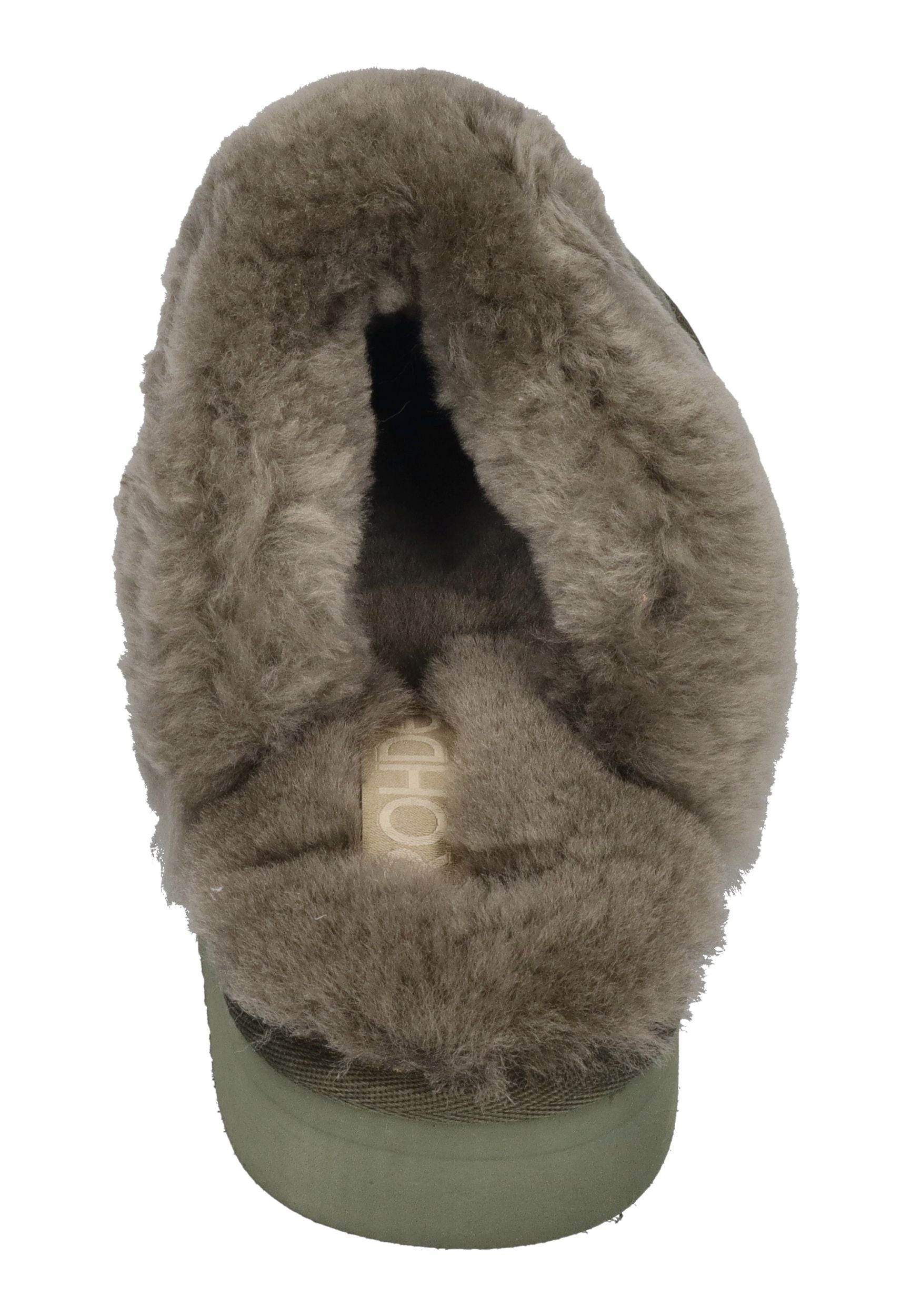 ROHDE Damen Lammfell Hausschuhe - GENOVA 7080 Olive