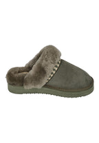 ROHDE Damen Lammfell Hausschuhe - GENOVA 7080 Olive