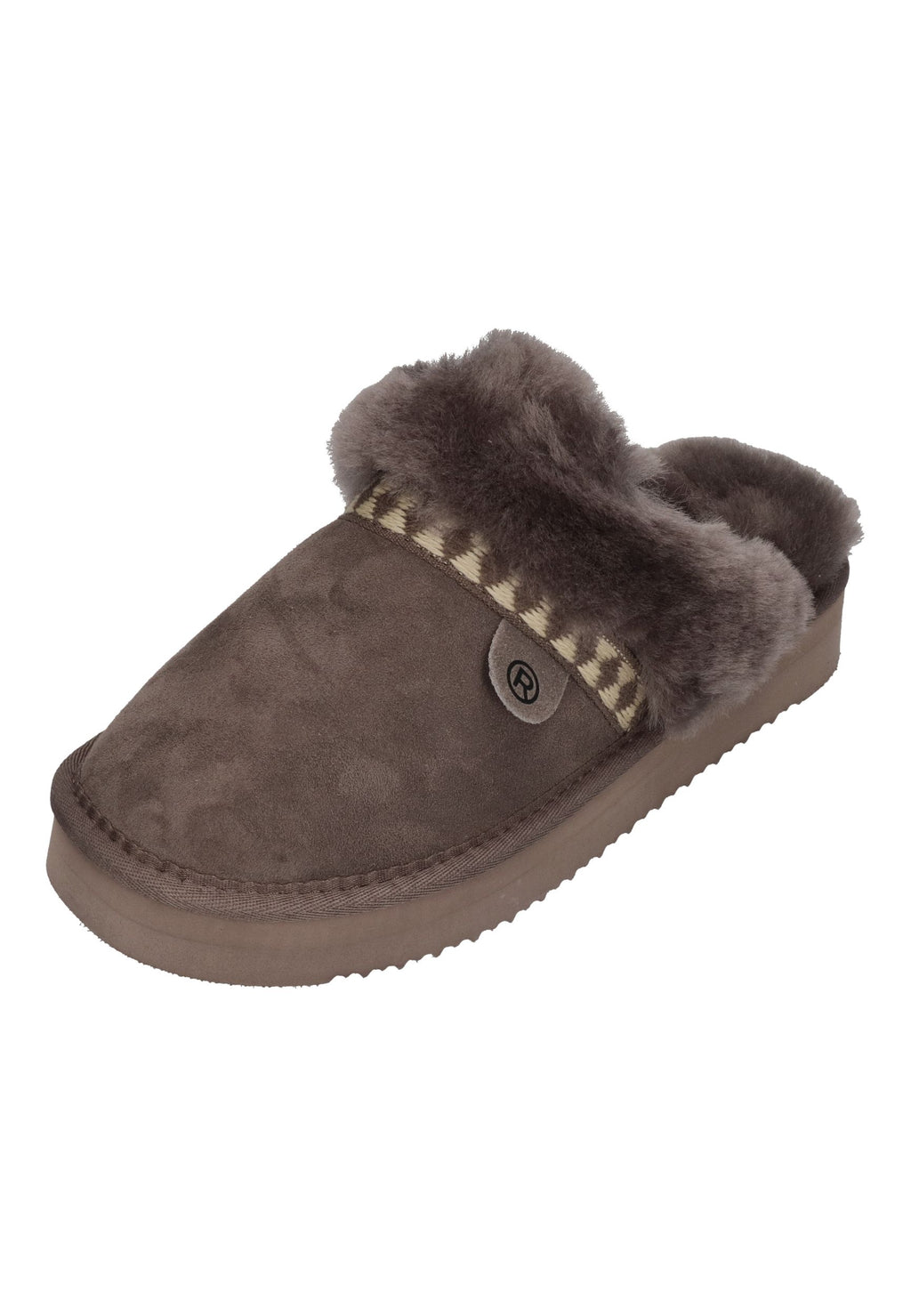 ROHDE Damen Lammfell Hausschuhe - GENOVA 7080 ginger