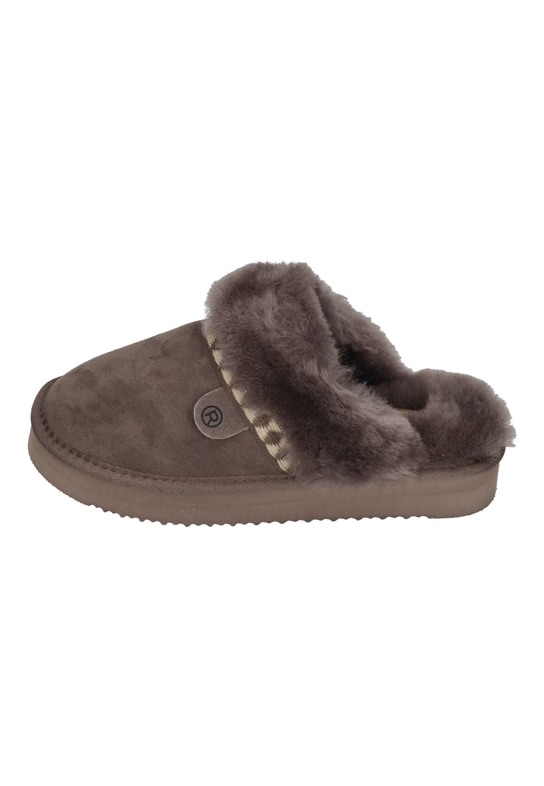 ROHDE Damen Lammfell Hausschuhe - GENOVA 7080 ginger