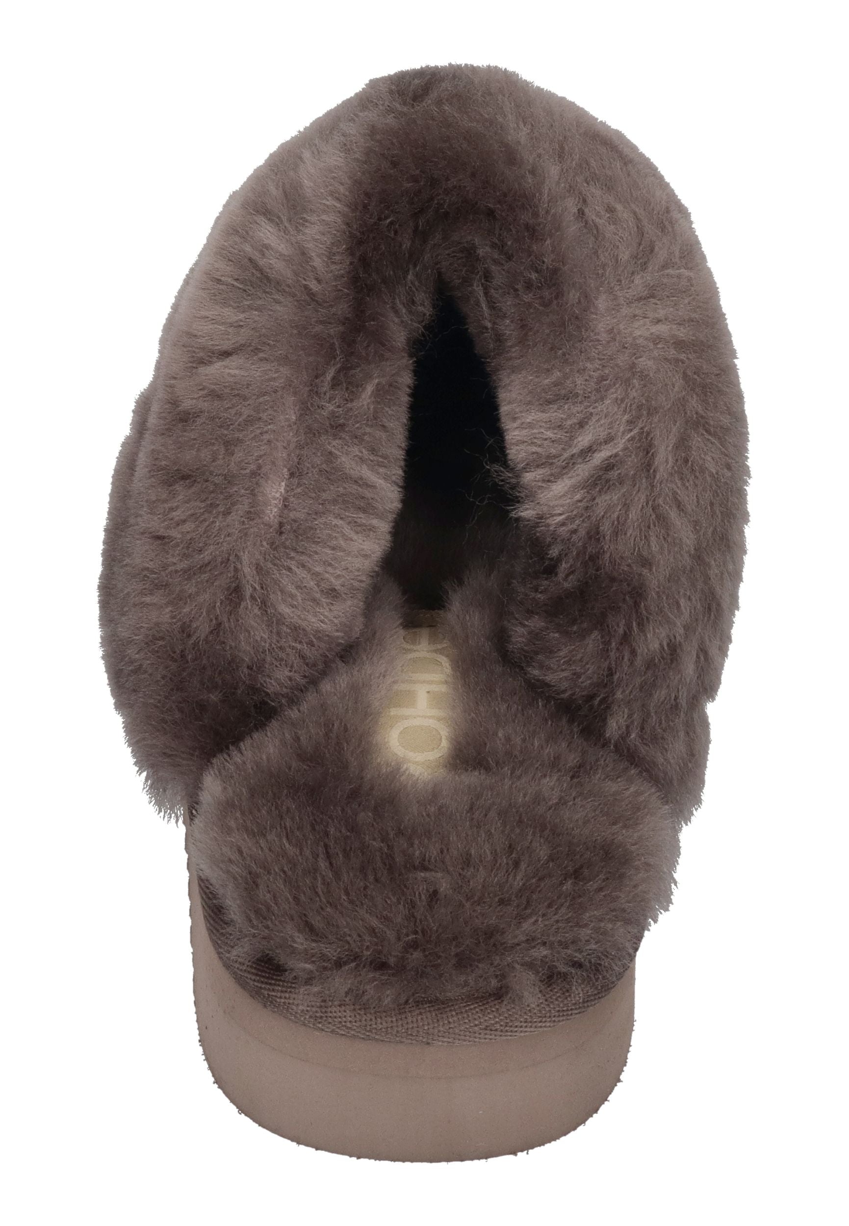 ROHDE Damen Lammfell Hausschuhe - GENOVA 7080 ginger