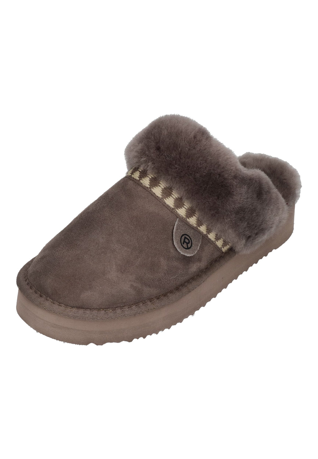 ROHDE Damen Lammfell Hausschuhe - GENOVA 7080 ginger