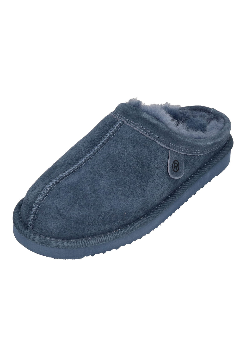 ROHDE Damen Lammfell Hausschuhe - GENOVA 7090 blau