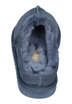ROHDE Damen Lammfell Hausschuhe - GENOVA 7090 blau