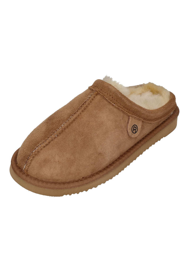 ROHDE Damen Lammfell Hausschuhe - GENOVA 7090 cuoio