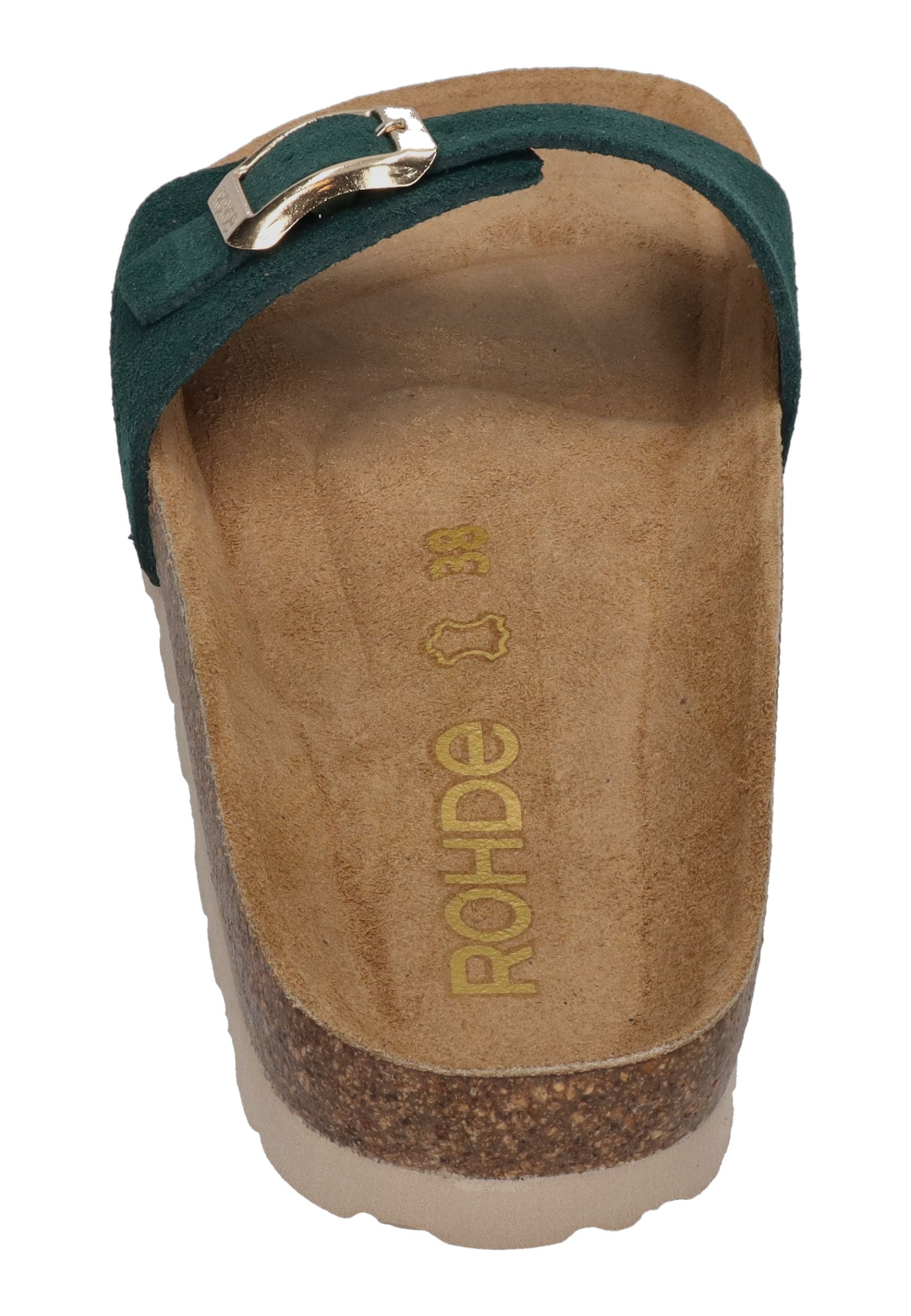 ROHDE Damen Pantoletten ALBA 5589-69 petrol