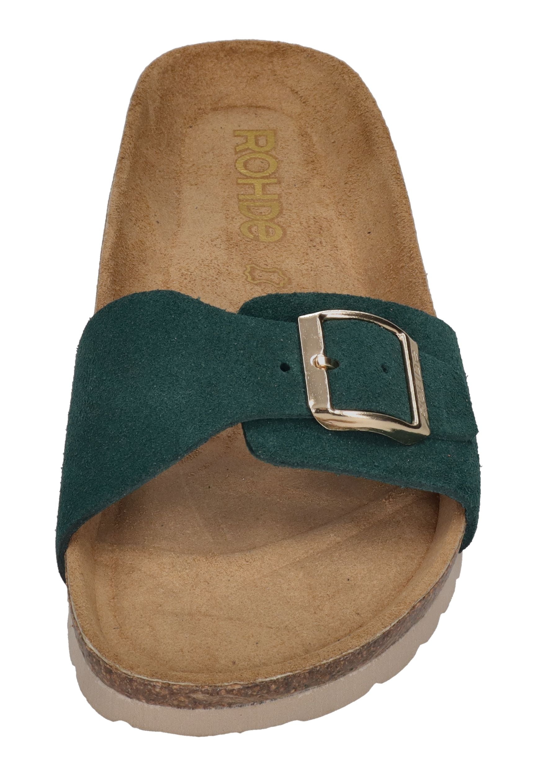 ROHDE Damen Pantoletten ALBA 5589-69 petrol