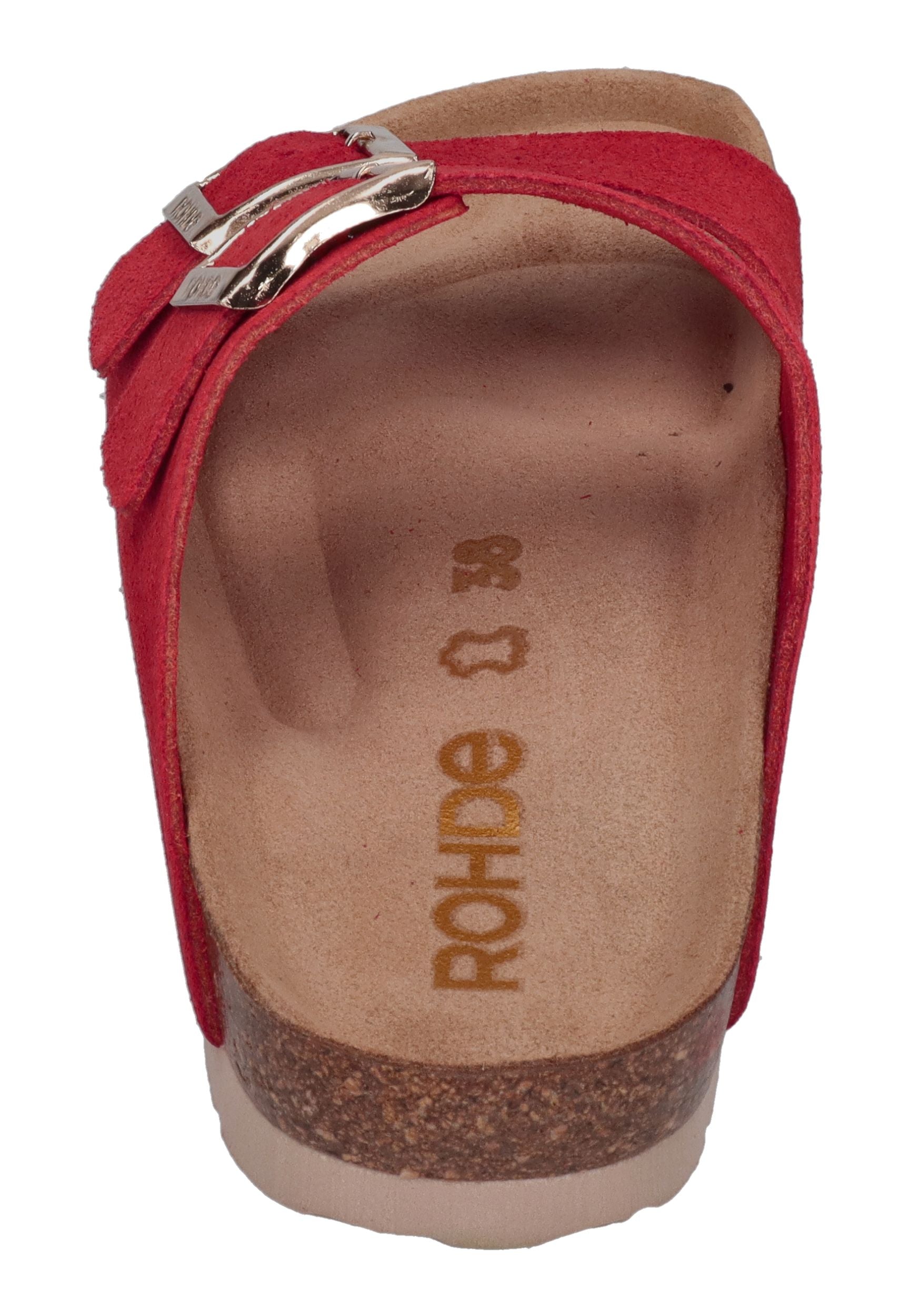 ROHDE Damen Pantoletten ALBA 5590-40 - rot