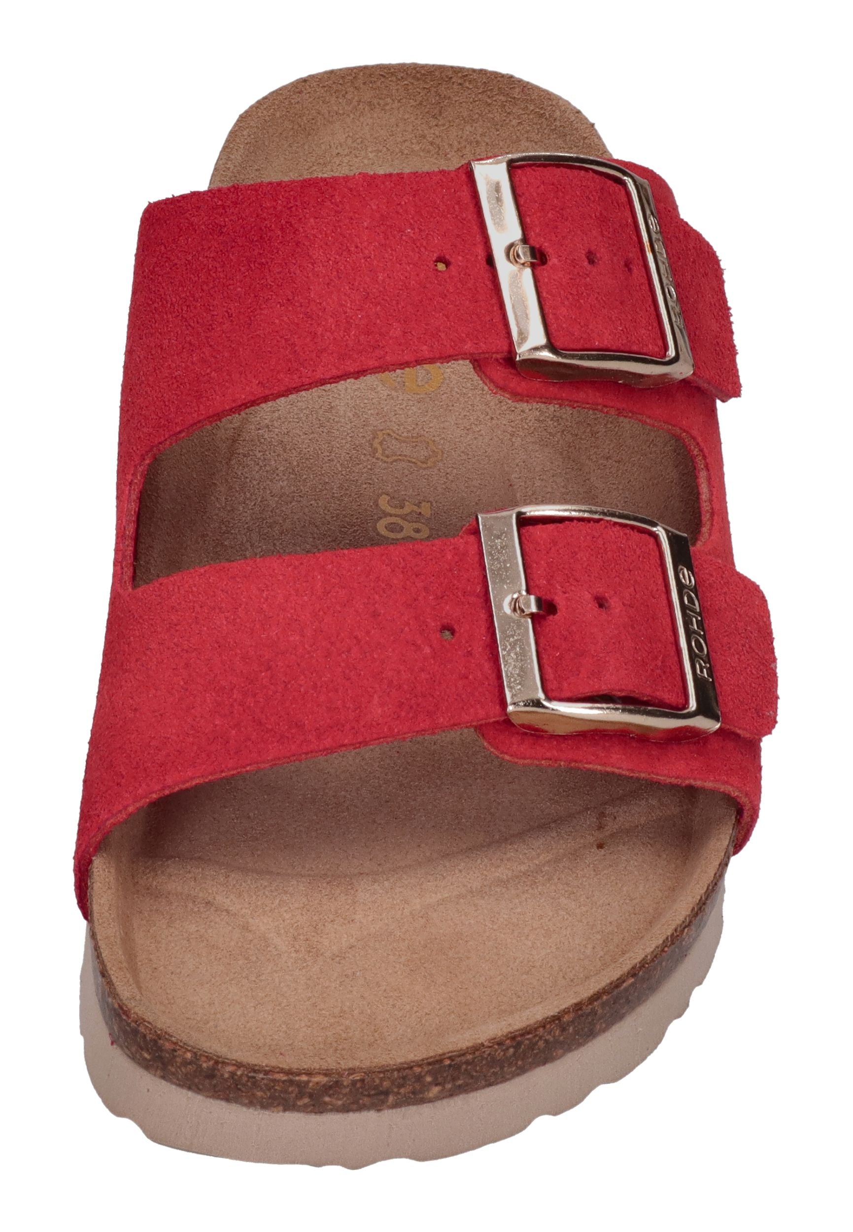 ROHDE Damen Pantoletten ALBA 5590-40 - rot