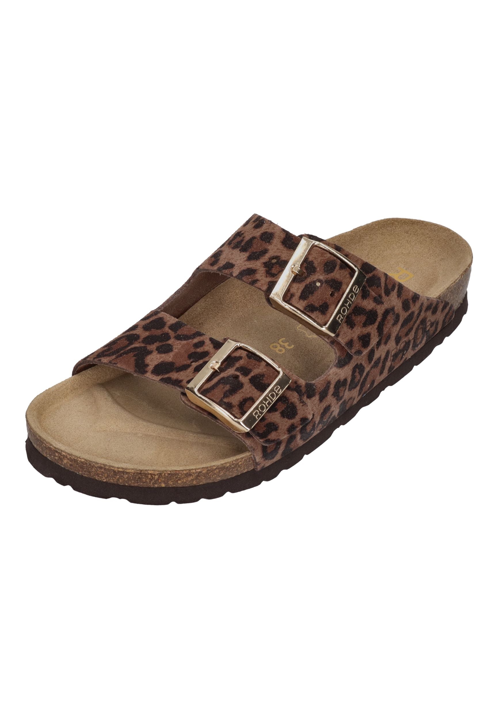 ROHDE Damen Pantoletten ALBA 5608-18 Leopard