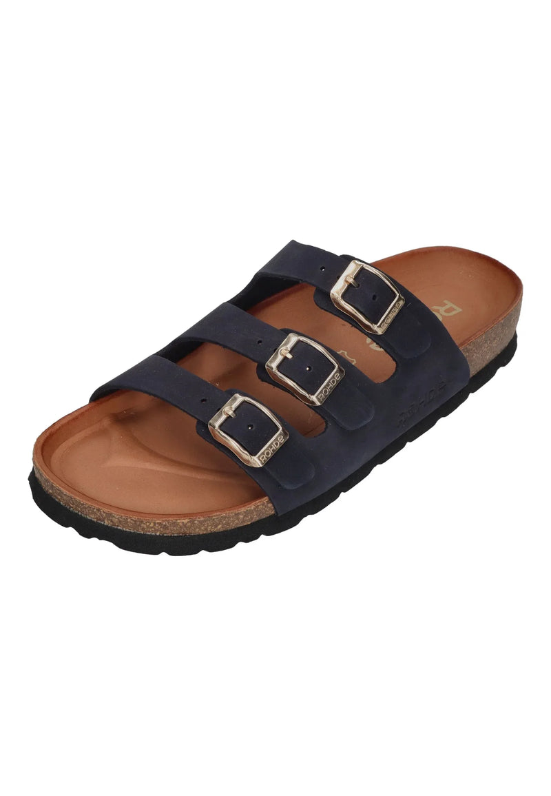 ROHDE Damen Pantoletten ALBA 5613-13 blau