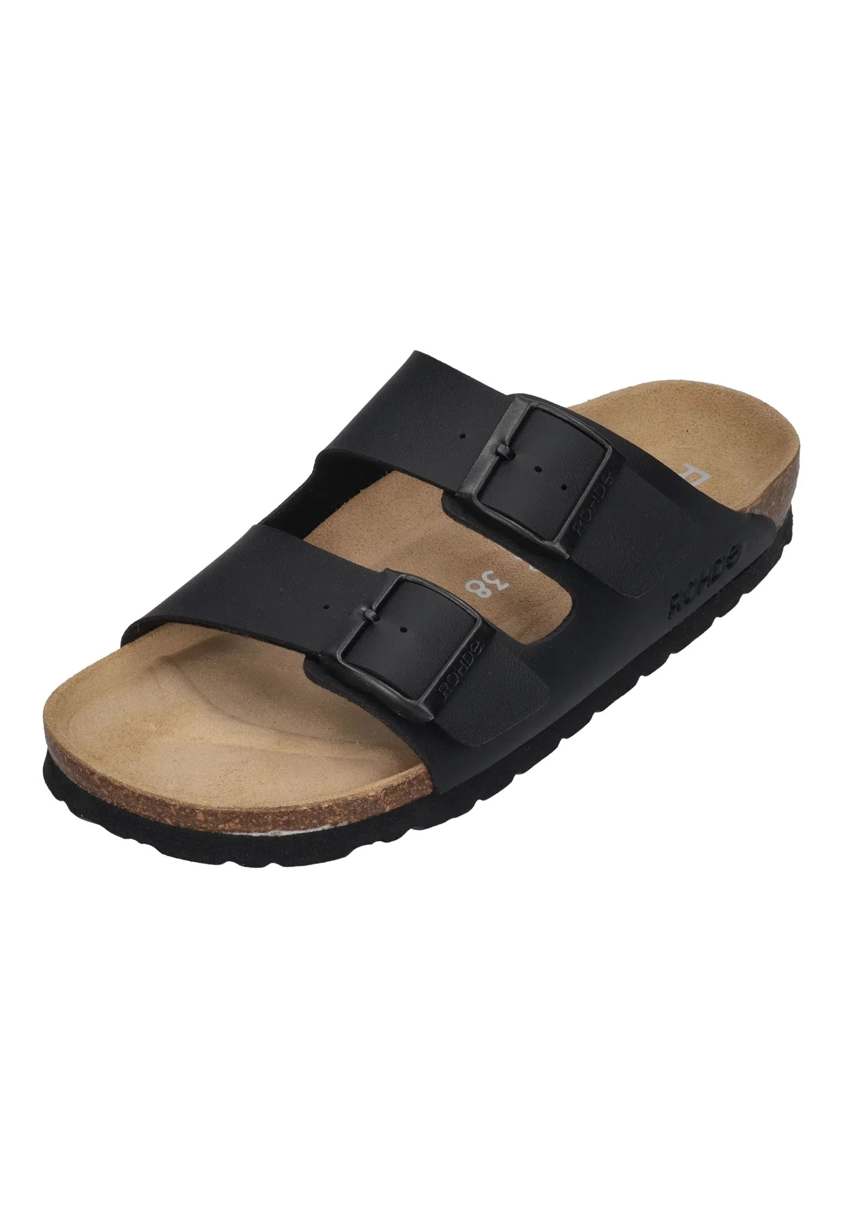 ROHDE Damen - Pantoletten ALBA 5631-90 - schwarz - Shoedeal