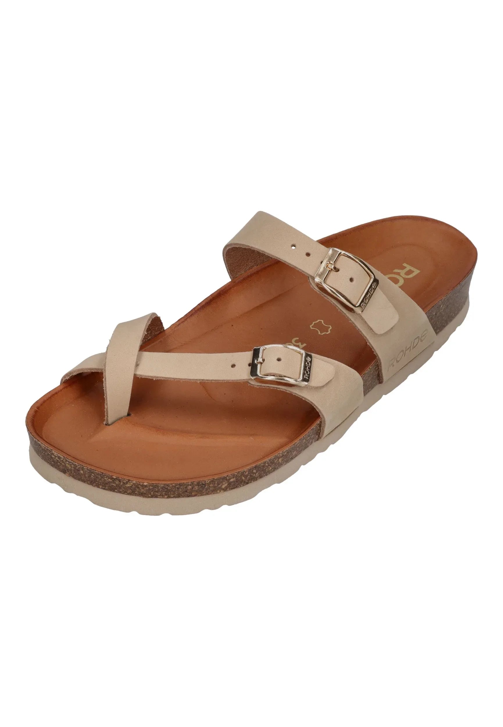 ROHDE Damen Pantoletten ALBA 5643-16 sahara