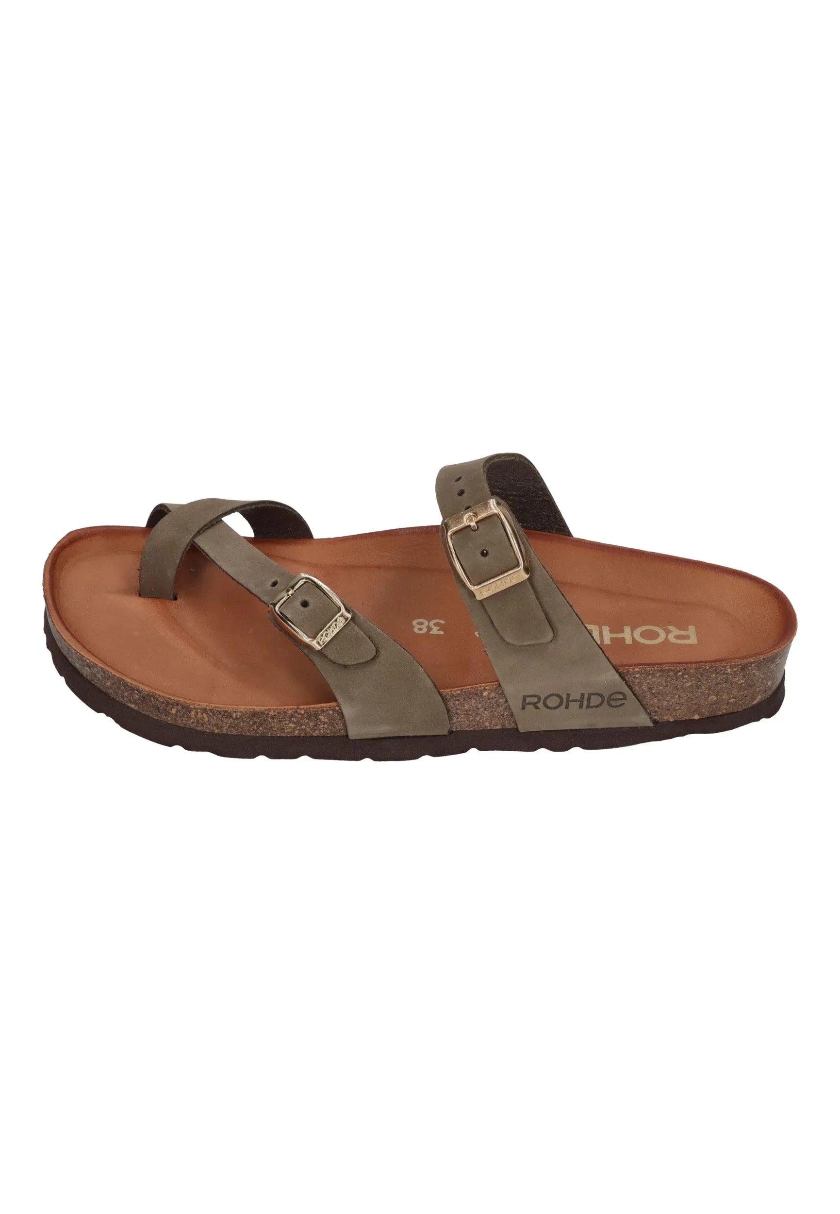 ROHDE Damen Pantoletten ALBA 5643-61 olive