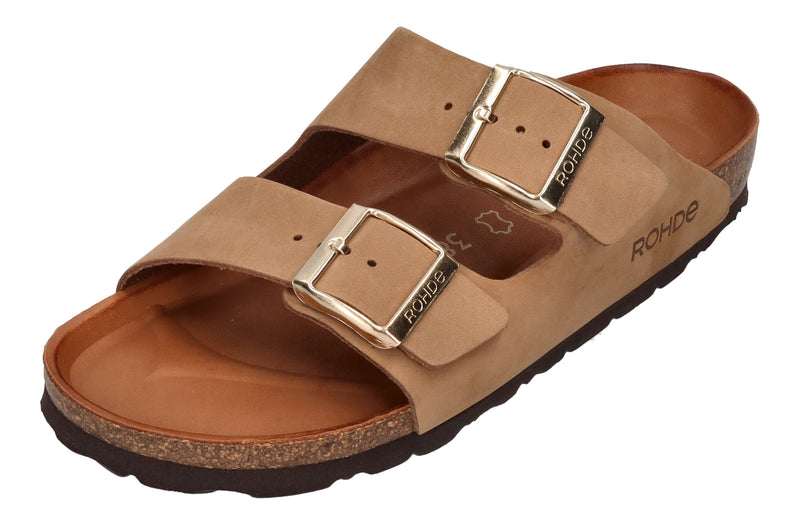 ROHDE Damen - Pantoletten ALBA 5650-14 - natur