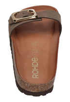 ROHDE Damen Pantoletten ALBA 5657-72 mocca