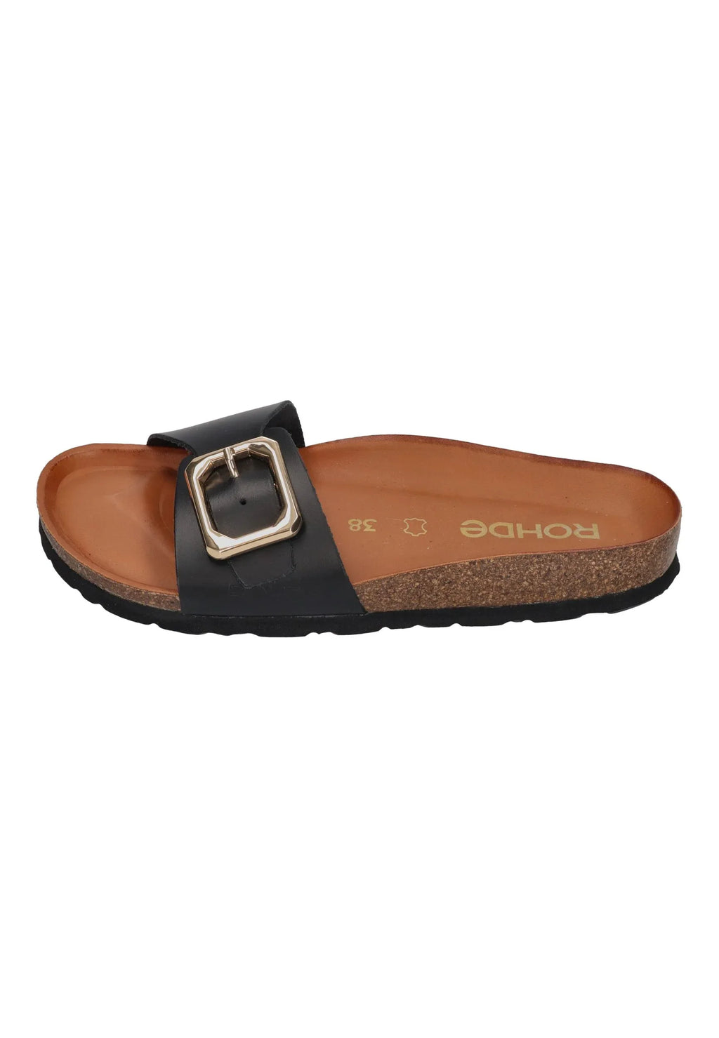 ROHDE Damen Pantoletten ALBA 5657-90 schwarz