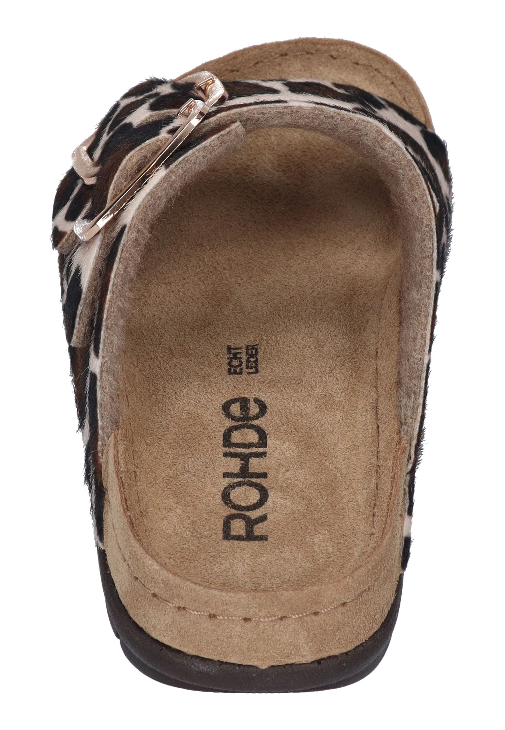 ROHDE Damen Pantoletten RODIGO-D 5897-72 mocca