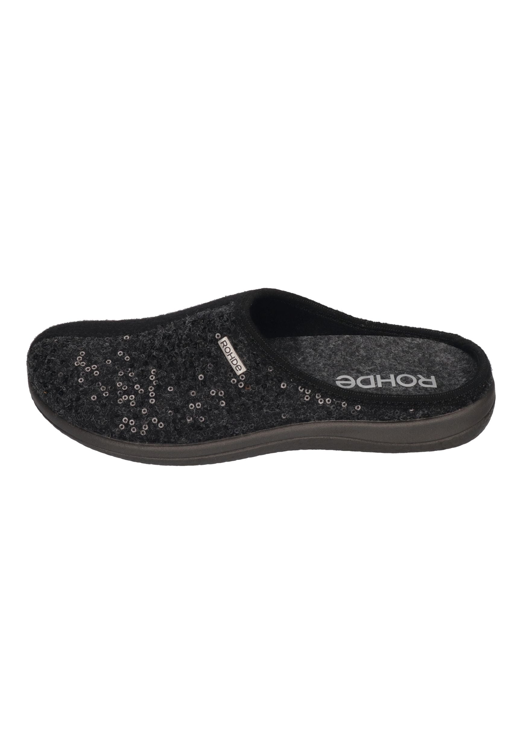 ROHDE Damenschuhe Hausschuhe - BARI 6550-82 anthrazit