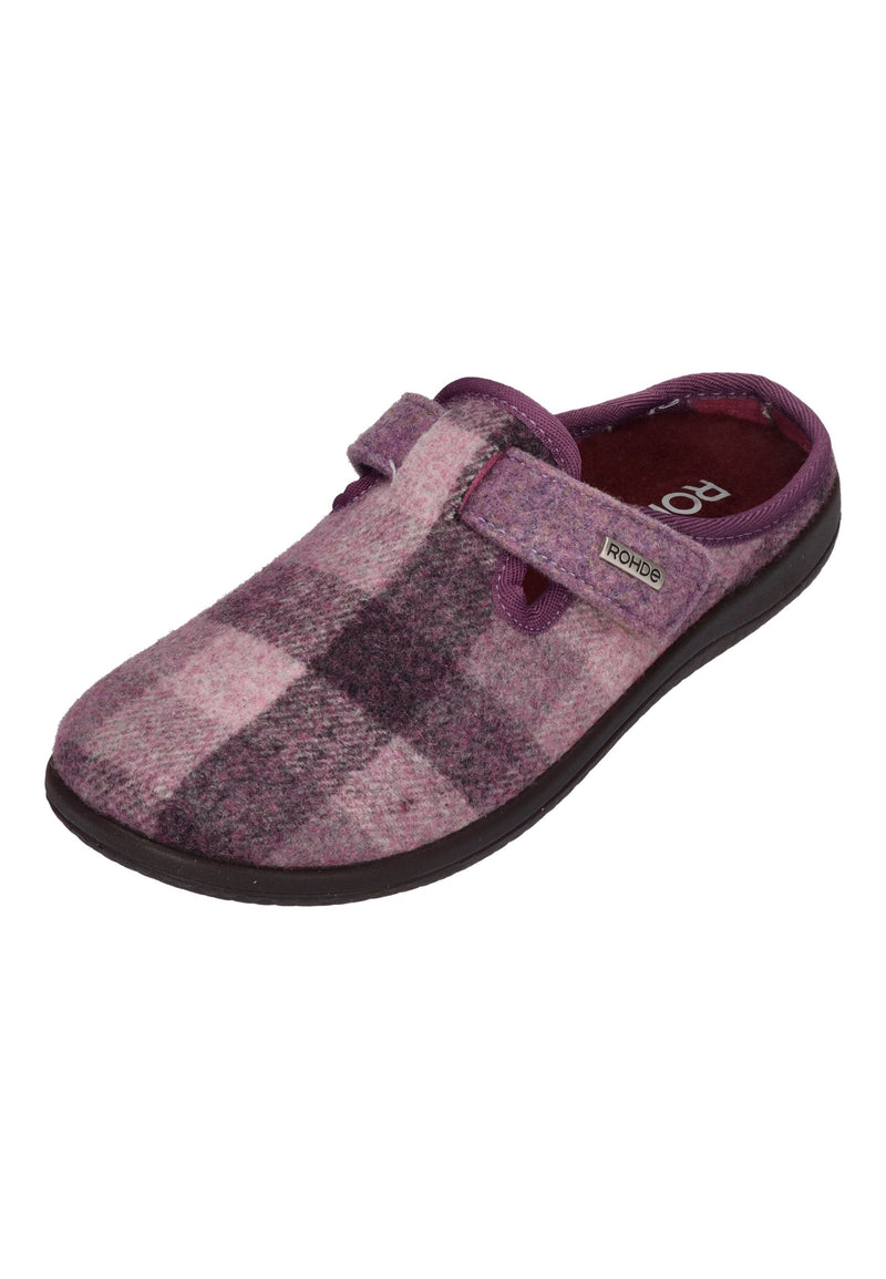 ROHDE Damenschuhe Hausschuhe - BARI 6557-58 violett