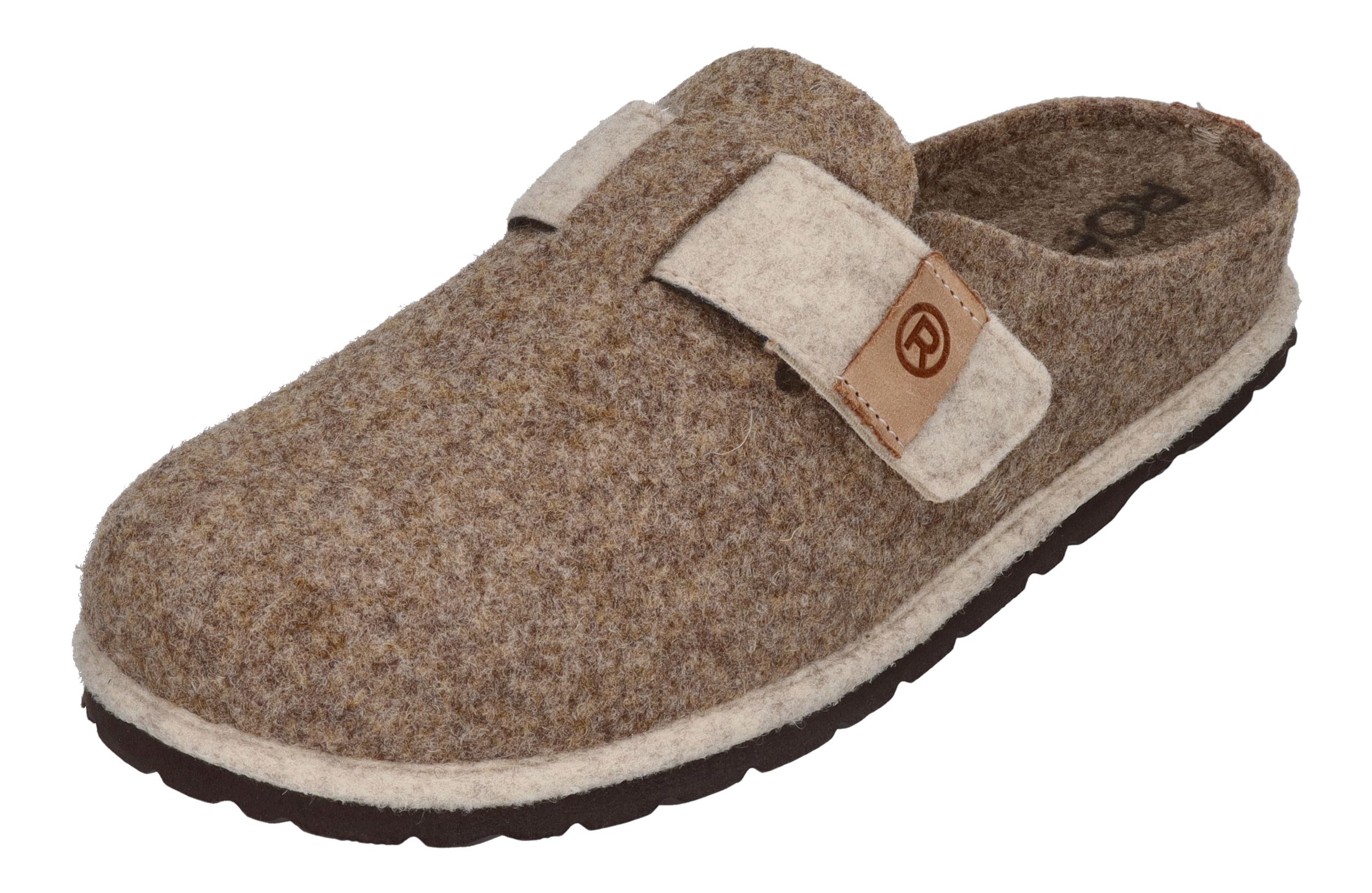 ROHDE Damenschuhe Hausschuhe - D.MERAN 6812-17 leinen