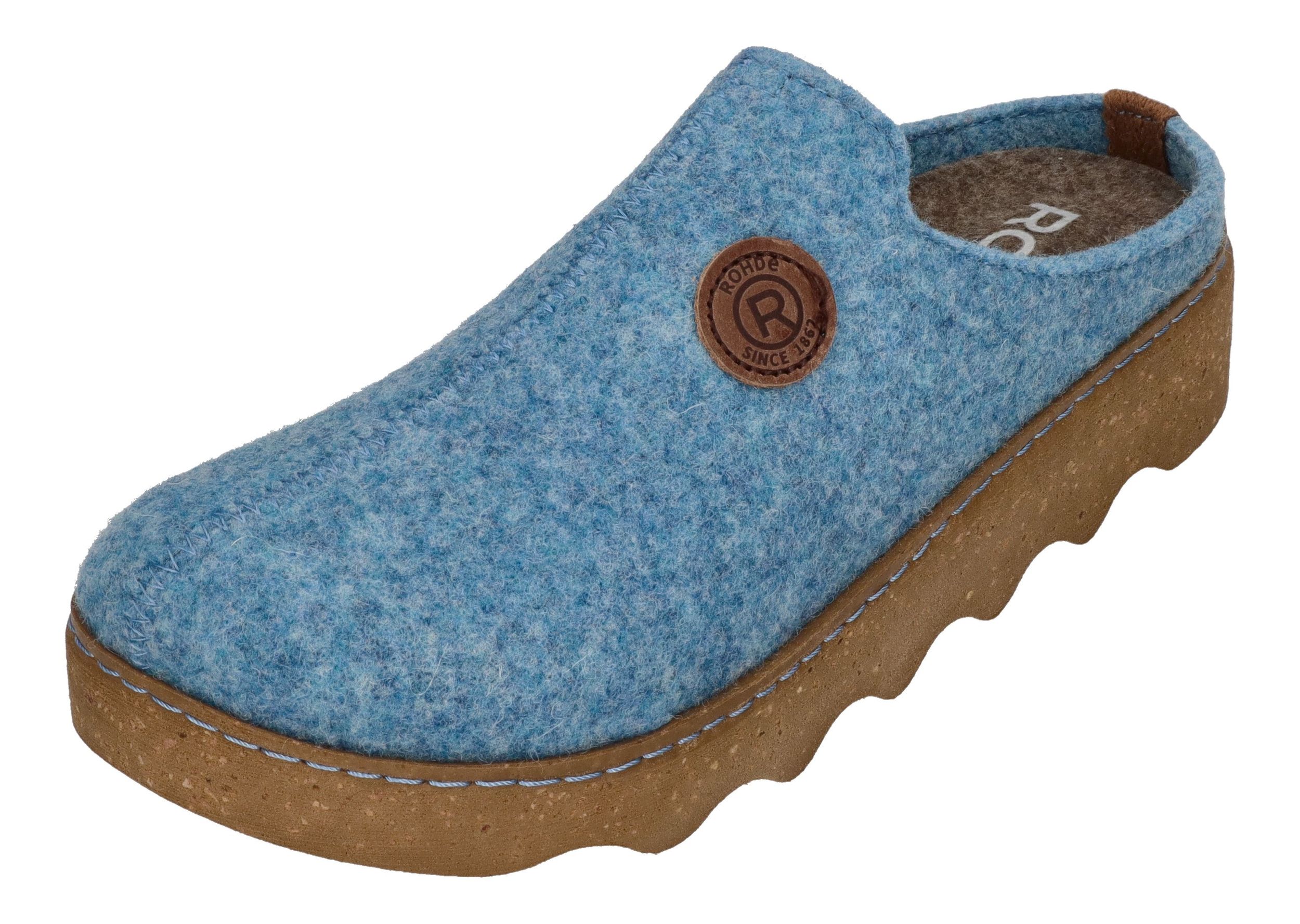 ROHDE Damenschuhe Hausschuhe - FOGGIA 6120-51 - navi