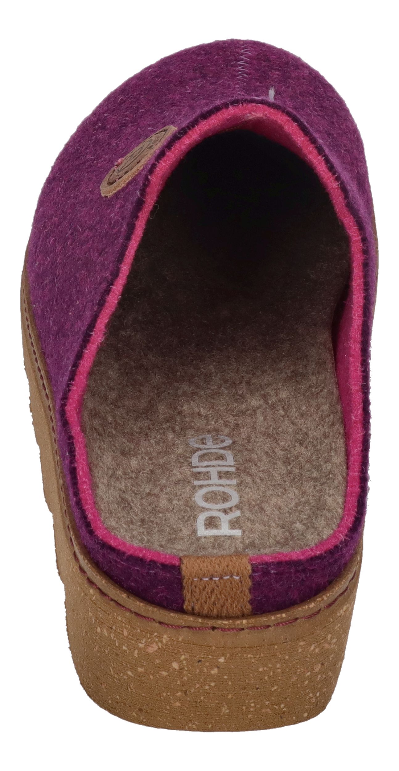 ROHDE Damenschuhe Hausschuhe - FOGGIA 6120-59 - brombeere