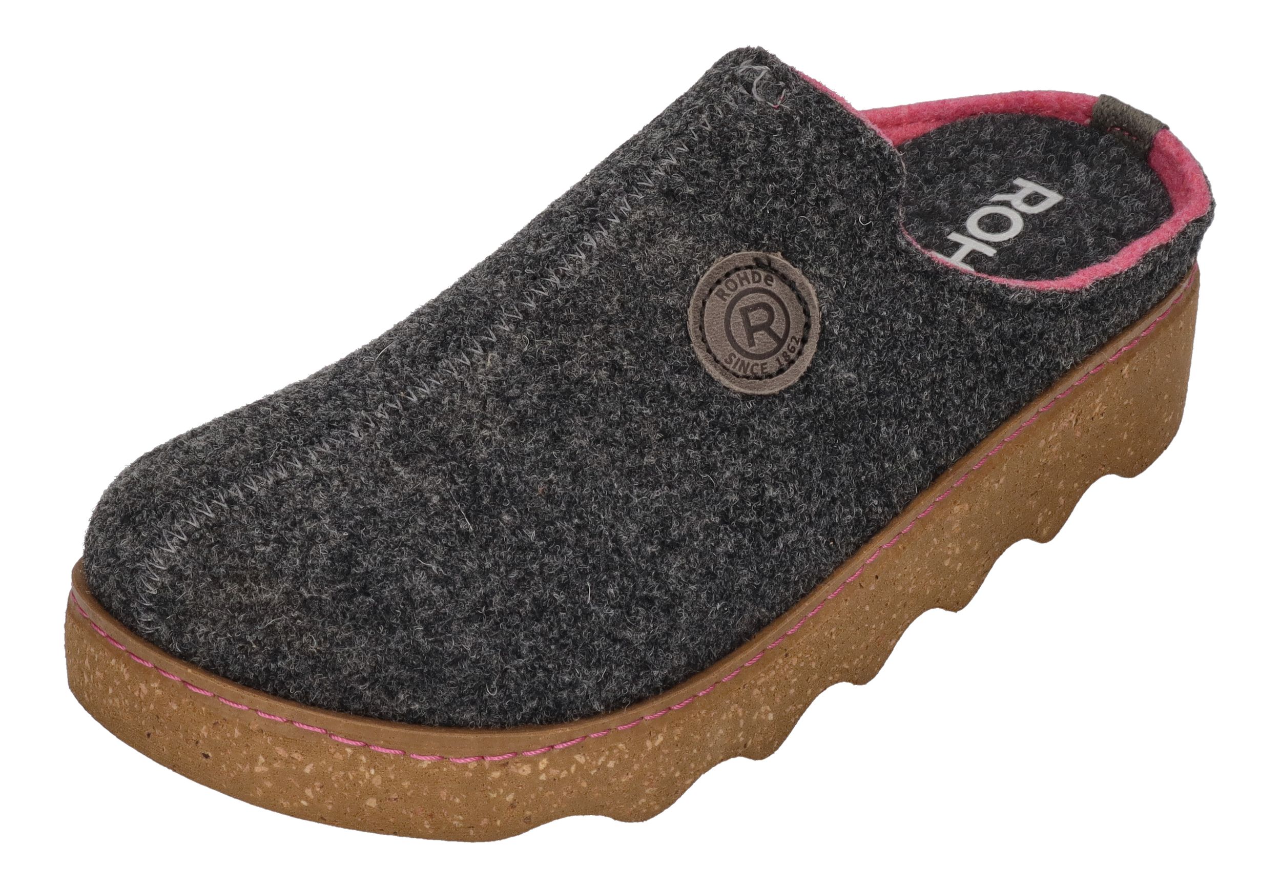 ROHDE Damenschuhe Hausschuhe - FOGGIA 6120-84 - stone