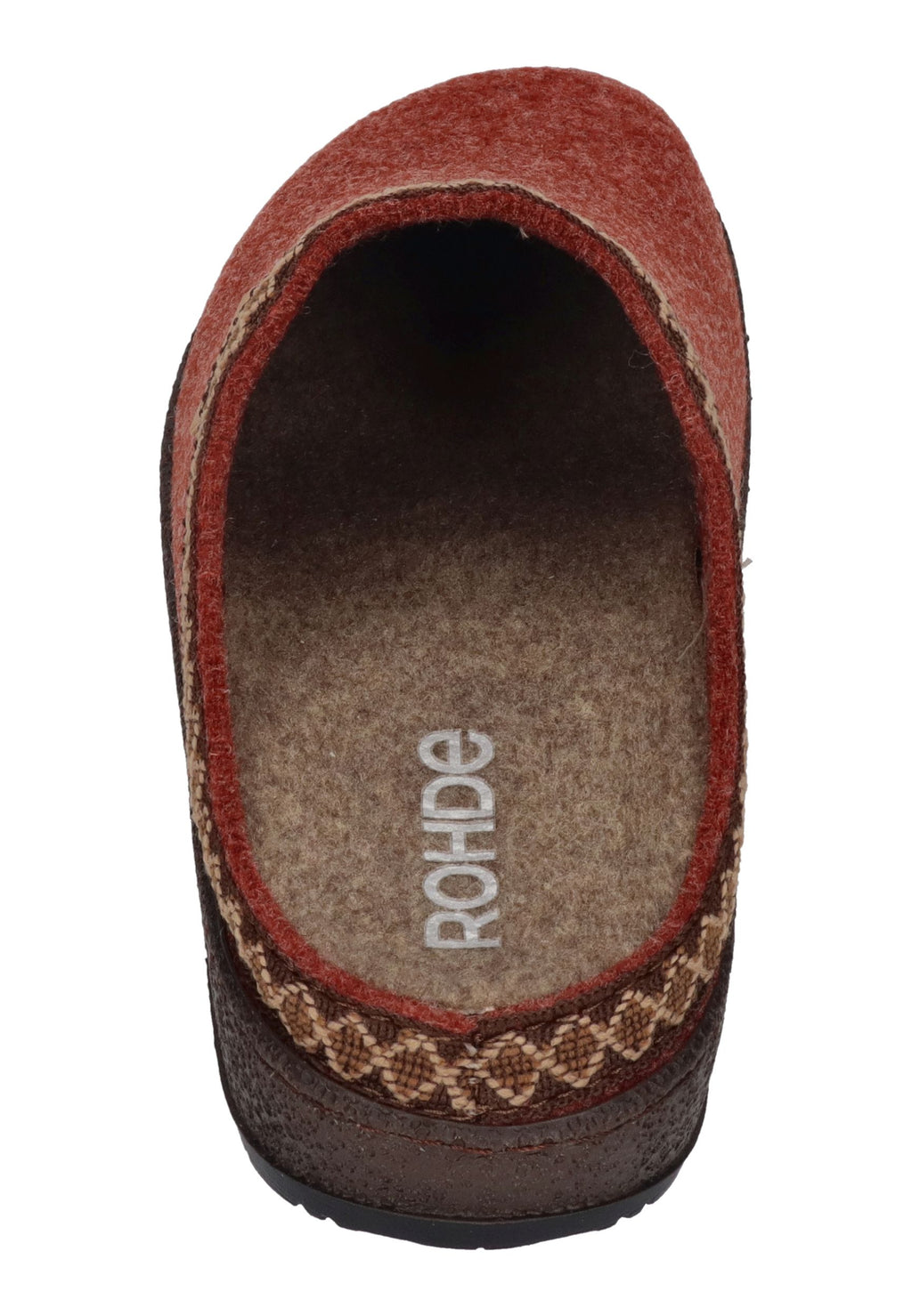 ROHDE Damenschuhe Hausschuhe - NOVARA 6425 - weinrot