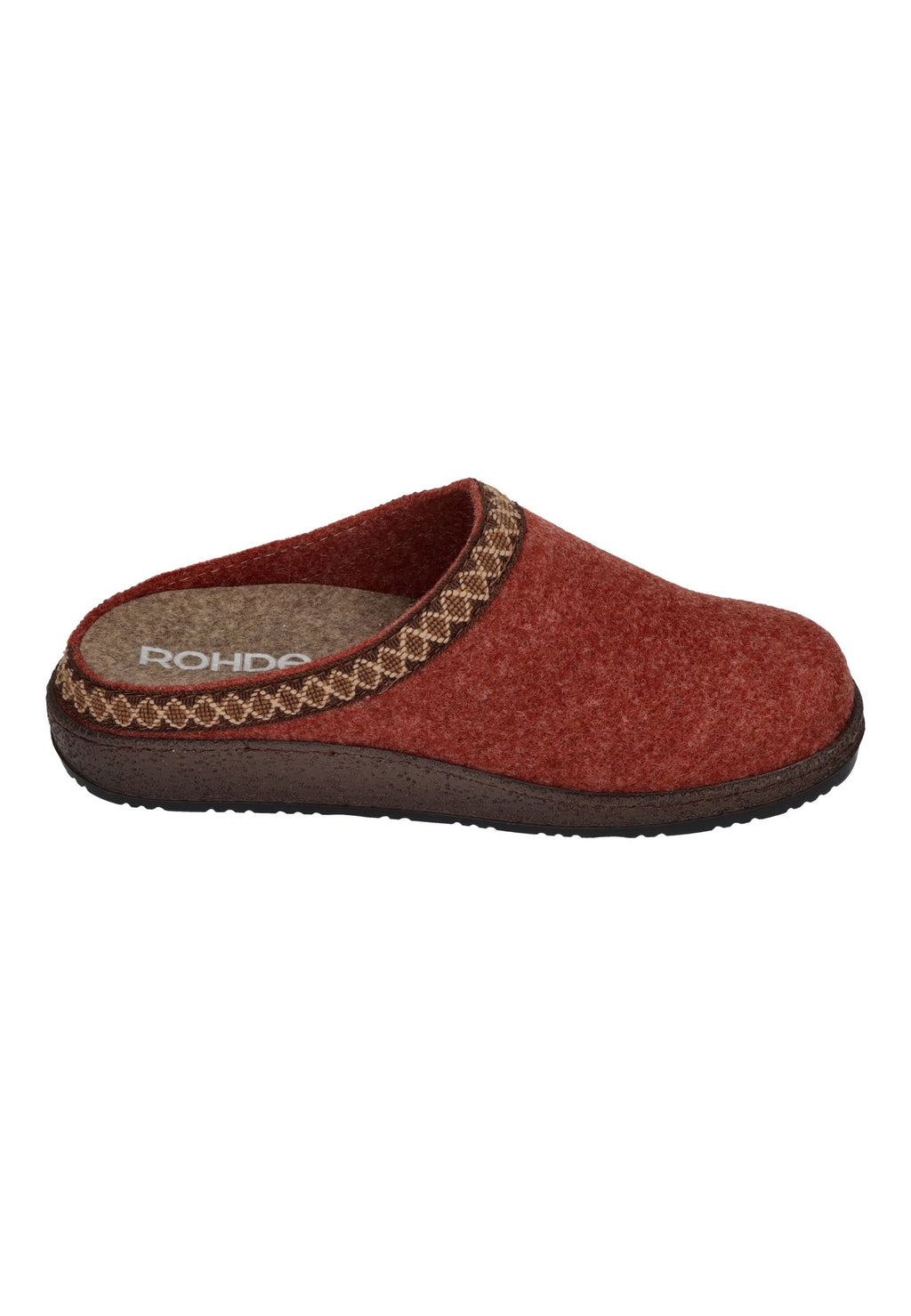 ROHDE Damenschuhe Hausschuhe - NOVARA 6425 - weinrot