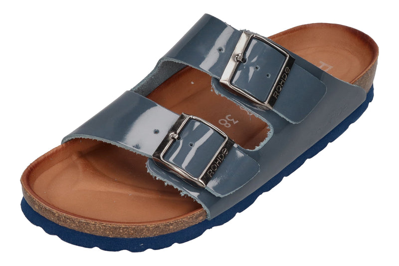 ROHDE Damenschuhe - Pantoletten ALBA 5636 Baltic Lack
