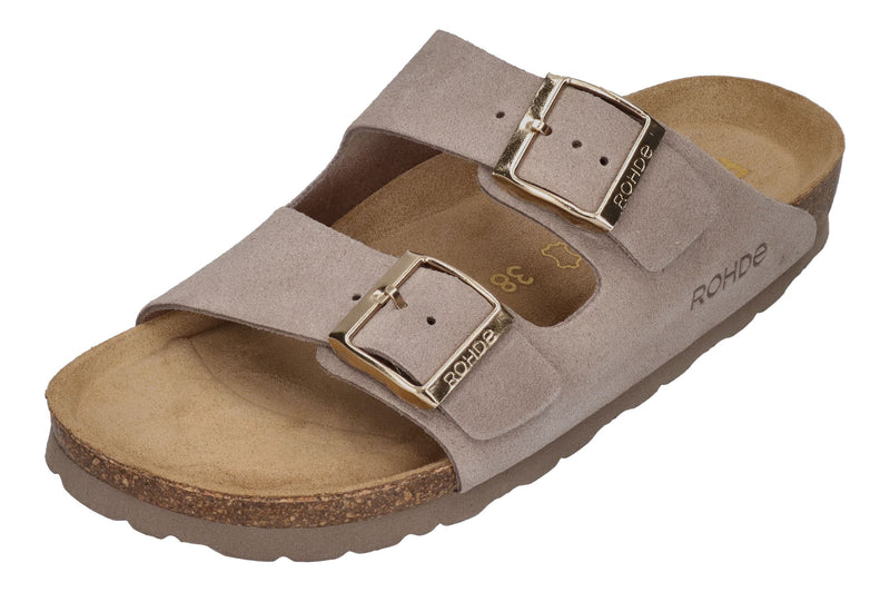 ROHDE Damenschuhe - Pantoletten ALBA 5590-17 leinen