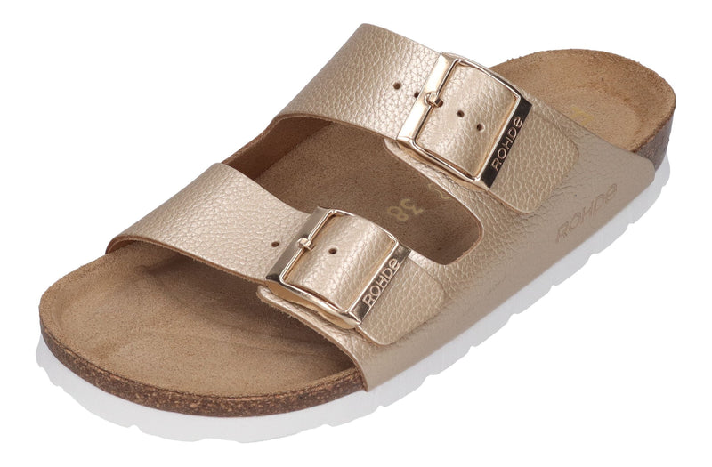 ROHDE Damenschuhe - Pantoletten ALBA 5599 - gold