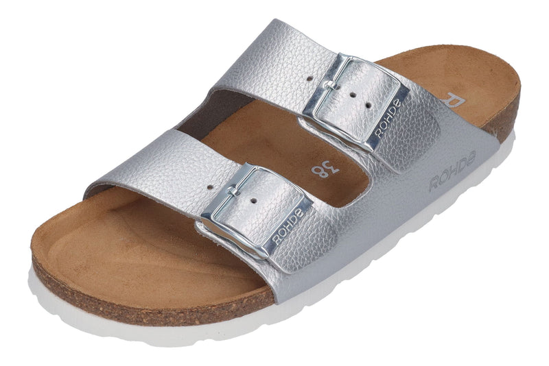 ROHDE Damenschuhe - Pantoletten ALBA 5599 - silber