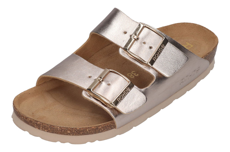 ROHDE Damenschuhe - Pantoletten ALBA 5623 - gold