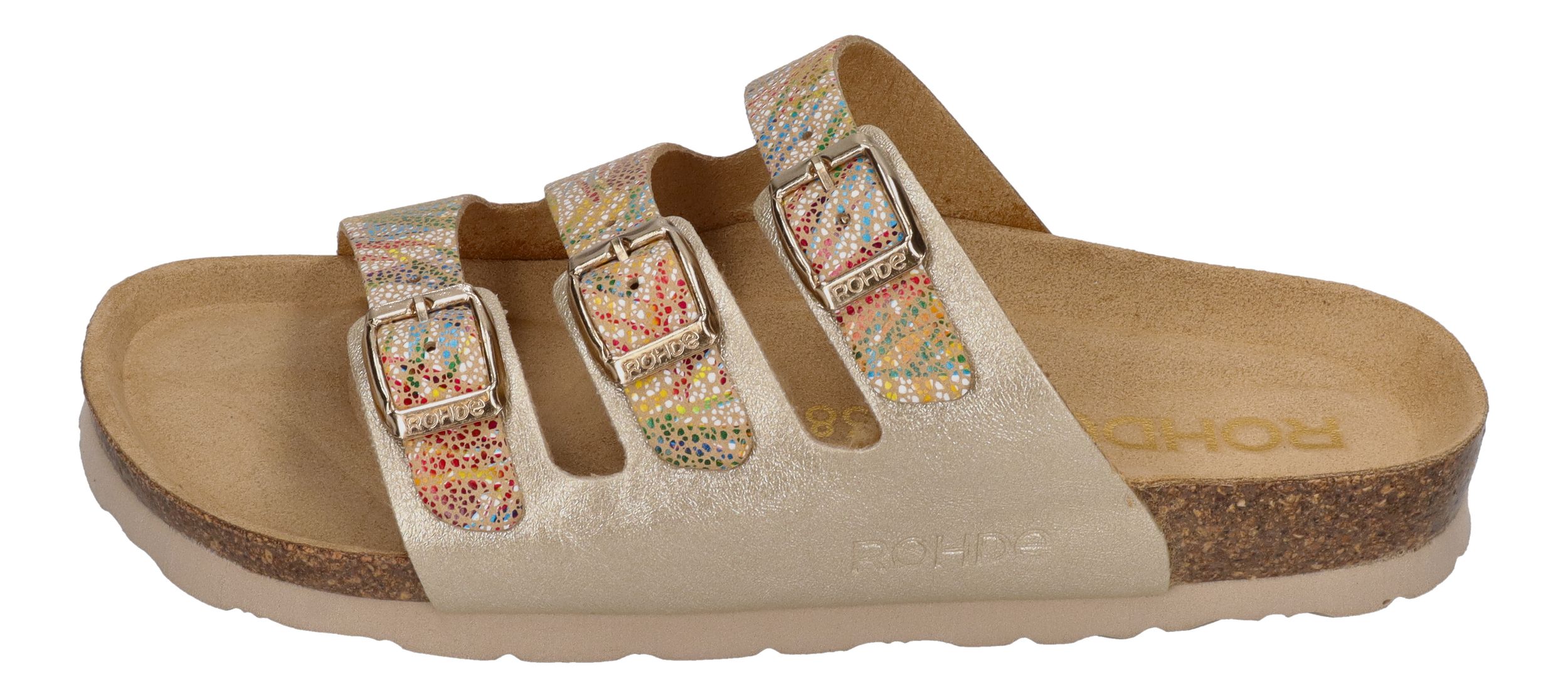 ROHDE Damenschuhe - Pantoletten ALBA 5625 - natur