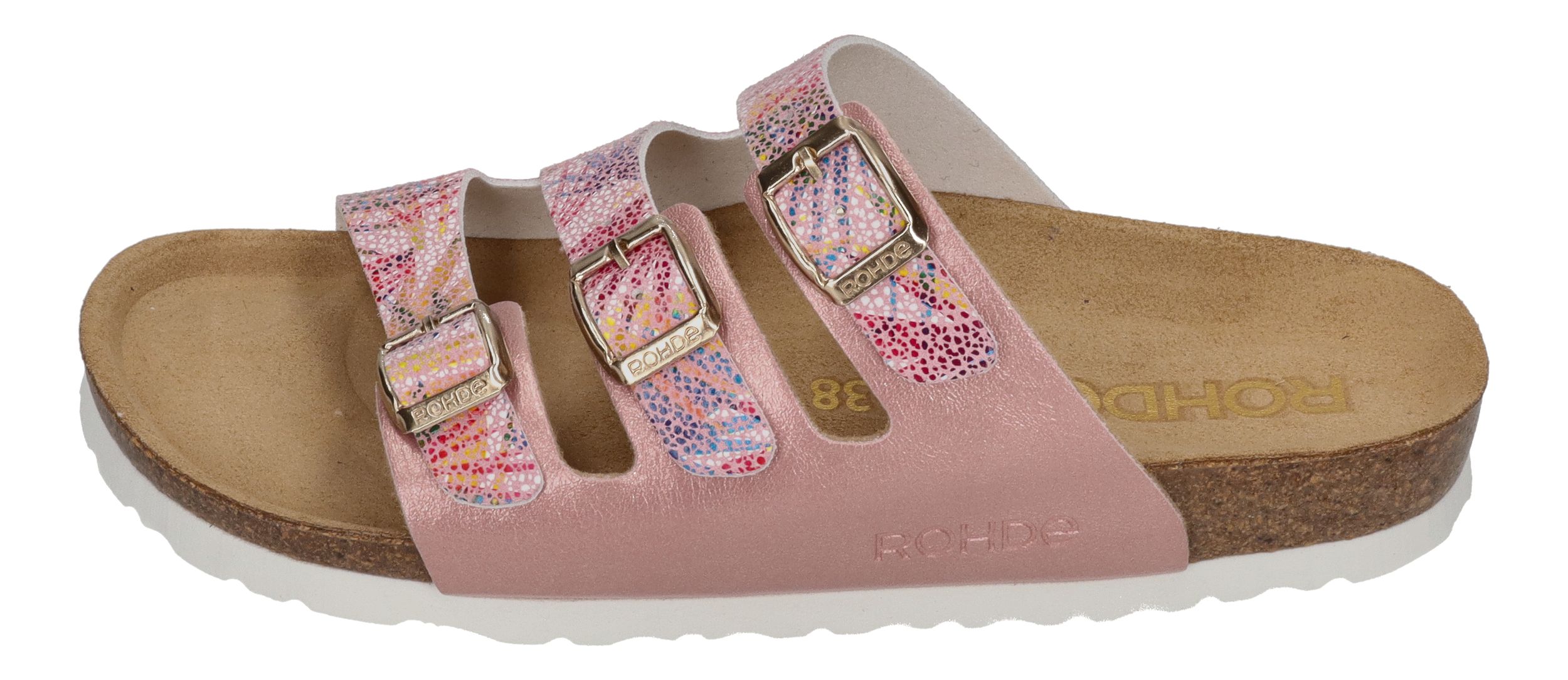 ROHDE Damenschuhe - Pantoletten ALBA 5625 - rosa
