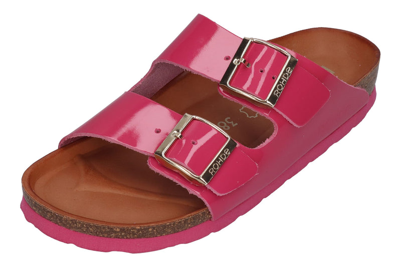 ROHDE Damenschuhe - Pantoletten ALBA 5636 Pink Lack