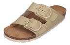 ROHDE Damenschuhe - Pantoletten ALBA - 5640 leinen