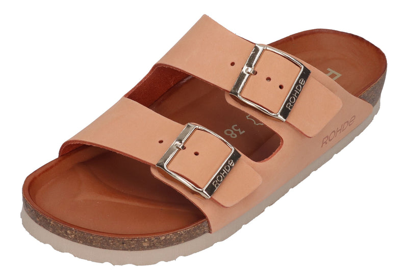 ROHDE Damenschuhe - Pantoletten ALBA 5650 - lachs