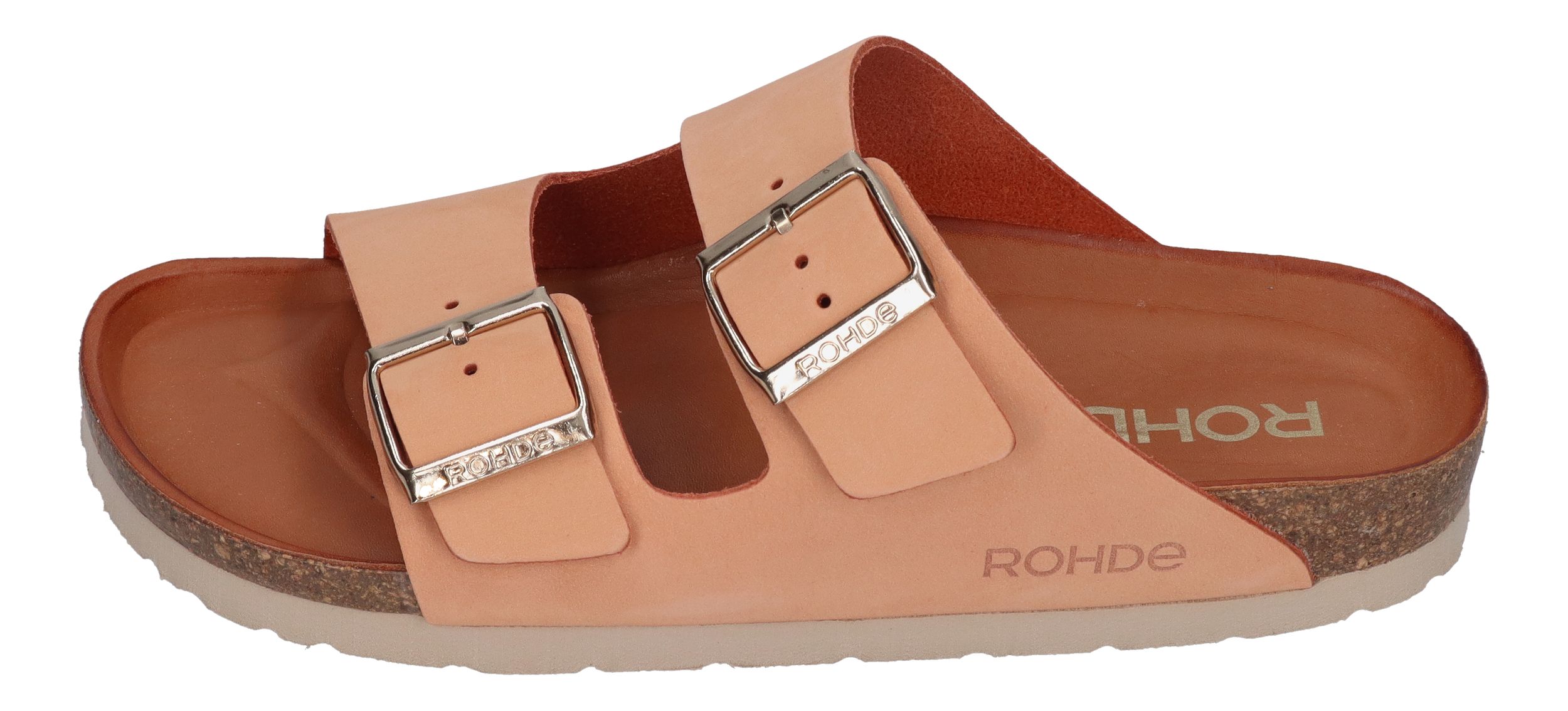 ROHDE Damenschuhe - Pantoletten ALBA 5650 - lachs