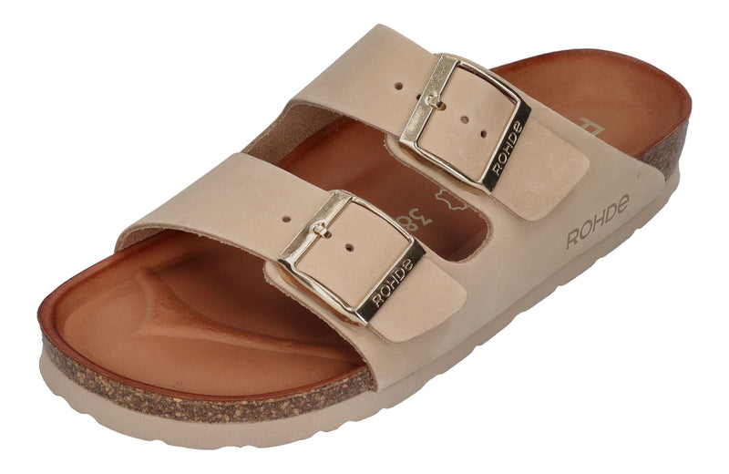 ROHDE Damenschuhe - Pantoletten ALBA 5650 - sahara