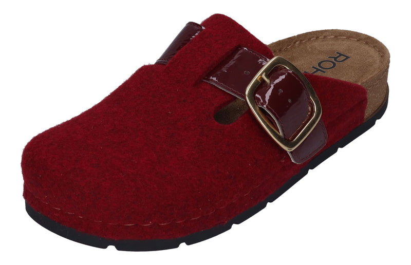 ROHDE Damenschuhe - Pantoletten D SOAVE 6012-48 weinrot