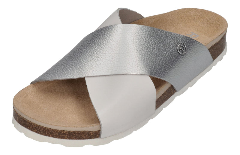 ROHDE Damenschuhe - Pantoletten ELBA 1713-89 - silber