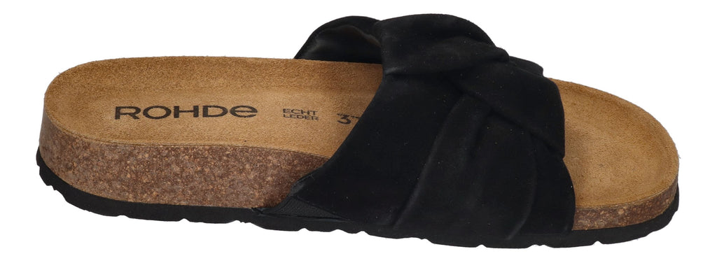 ROHDE Damenschuhe Pantoletten MILANO 1765-90 schwarz